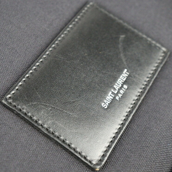 YVES SAINT LAURENT Black Leather Backpack - Picture 3 of 5